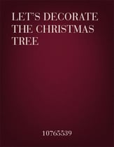Let's Decorate the Christmas Tree Unison/Two-Part choral sheet music cover